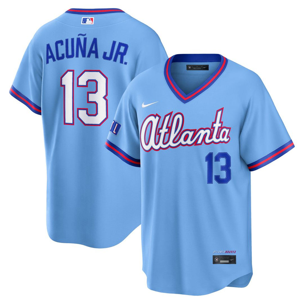 Ronald Acuña Jr. Atlanta Braves Nike 2026 City Connect Stadium Jersey - Powder Blue | MLB Fan Gear