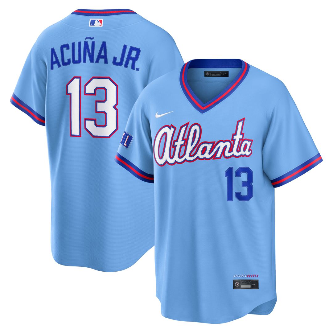 Ronald Acuña Jr. Atlanta Braves Nike 2026 City Connect Stadium Jersey - Powder Blue | MLB Fan Gear