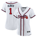 Ozzie Albies Atlanta Braves Nike Women's Home Replica Jersey - White | MLB Fan Gear