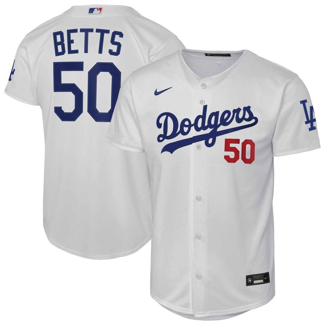 Mookie Betts Los Angeles Dodgers Nike Youth Alternate Stadium Jersey - Royal | MLB Fan Gear