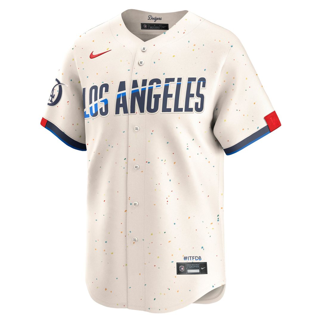 Los Angeles Dodgers Nike City Connect Limited Jersey - Cream | MLB Fan Gear