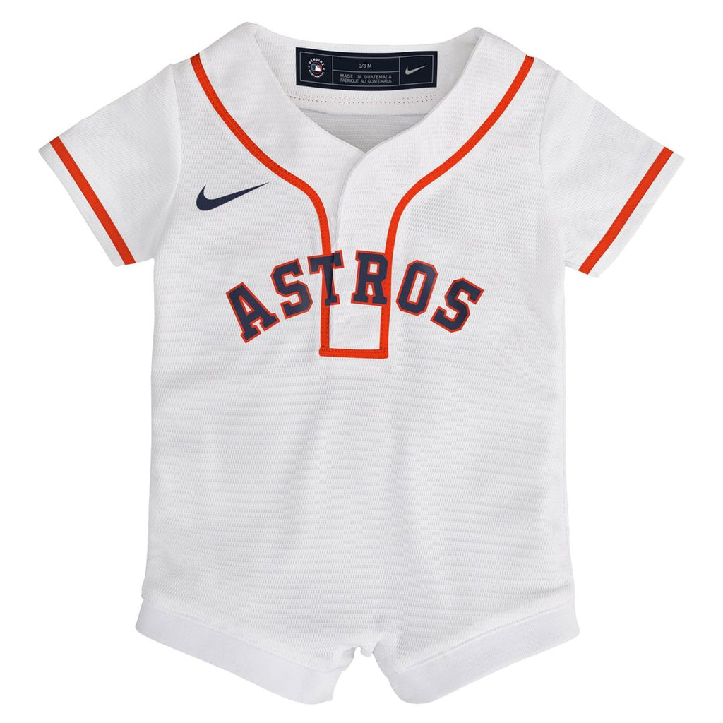 Houston Astros Nike Newborn Home Replica Romper Jersey - White | MLB Fan Gear