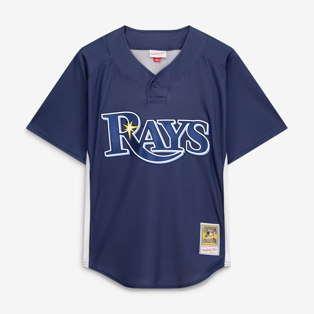 Evan Longoria Tampa Bay Rays Mitchell & Ness Authentic Batting Practice Jersey - Navy | MLB Fan Gear
