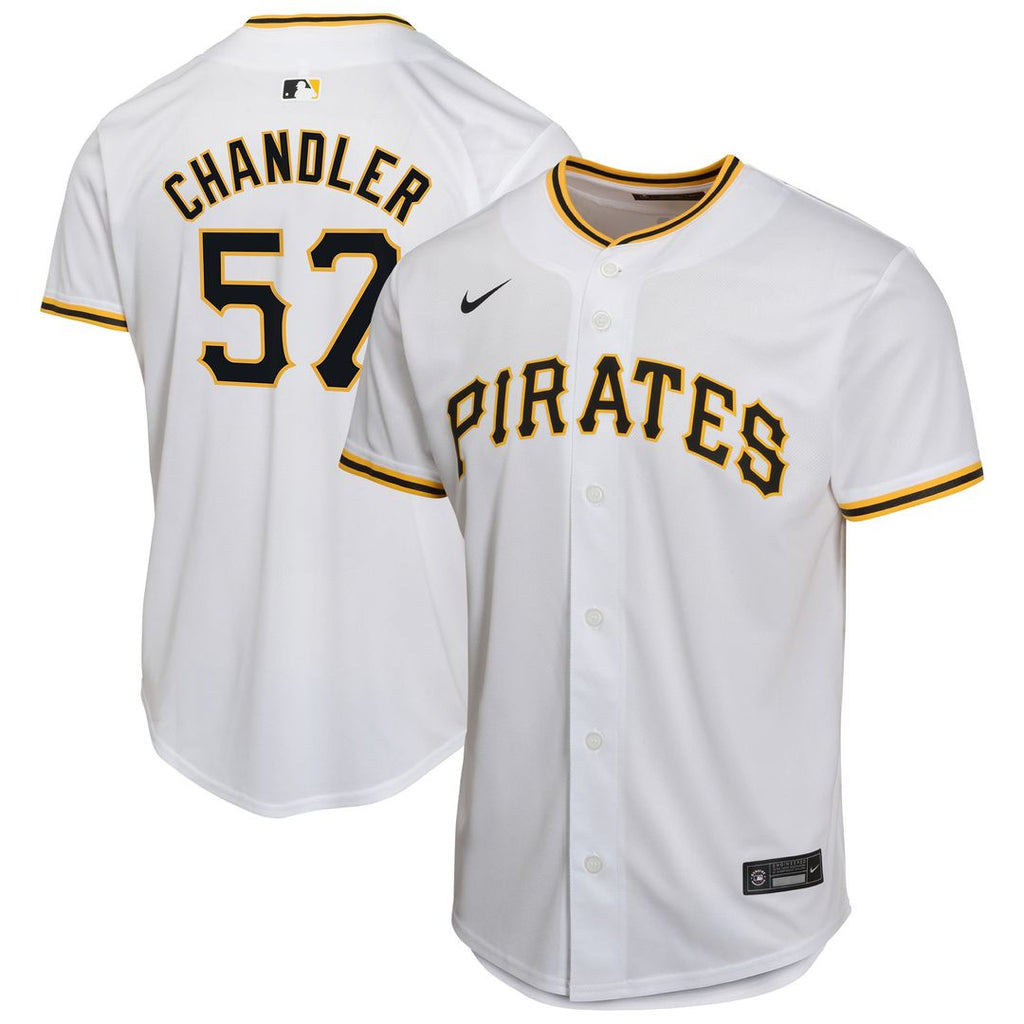 Bubba Chandler Pittsburgh Pirates Nike Youth Home Player Game Jersey - White | MLB Fan Gear