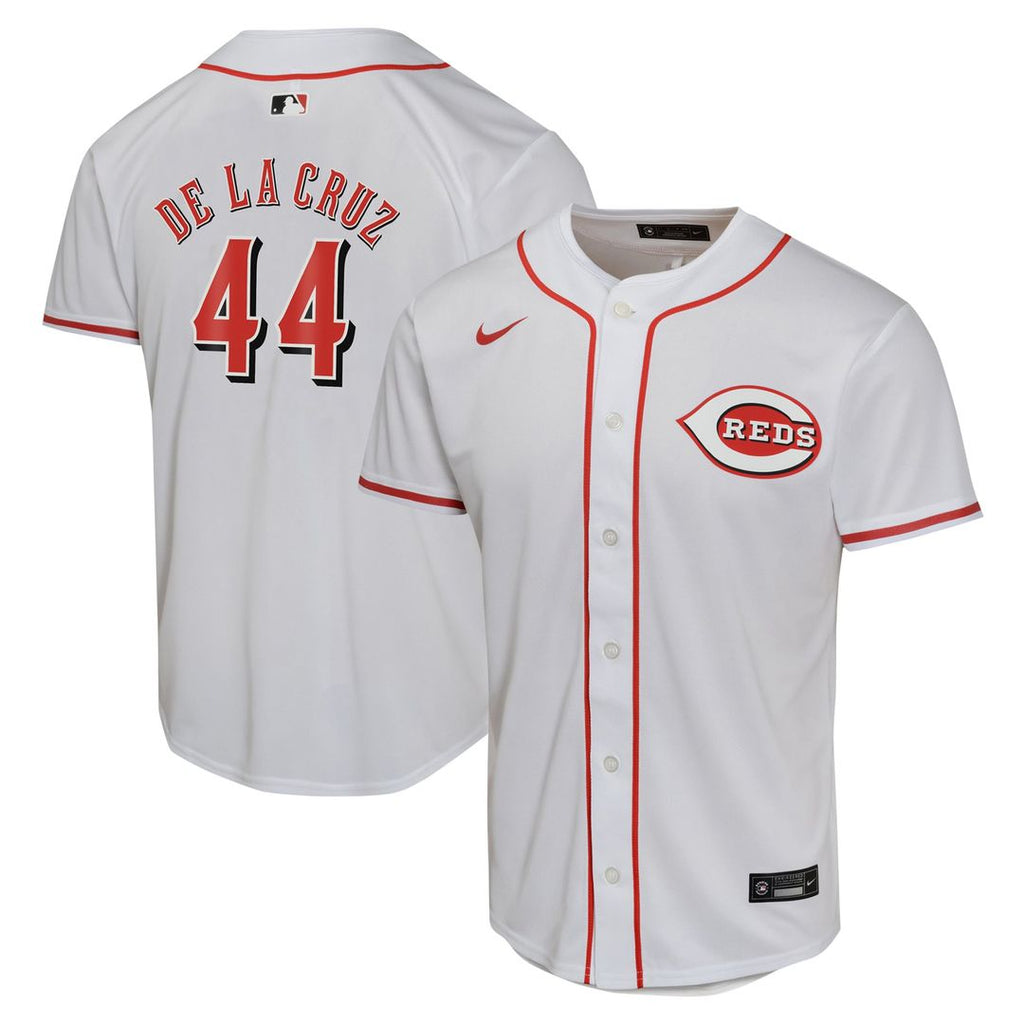 Elly De La Cruz Cincinnati Reds Nike Youth Home Game Player Jersey - White | MLB Fan Gear