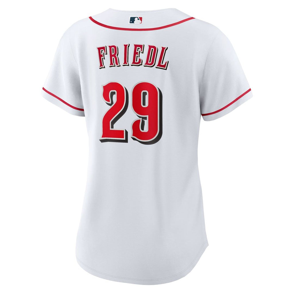 TJ Friedl Cincinnati Reds Nike Women's Home Replica Jersey - White | MLB Fan Gear