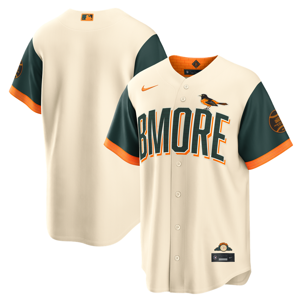 Baltimore Orioles Nike 2026 City Connect Stadium Jersey - Cream | MLB Fan Gear