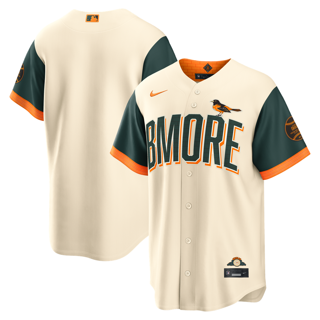 Baltimore Orioles Nike 2026 City Connect Stadium Jersey - Cream | MLB Fan Gear
