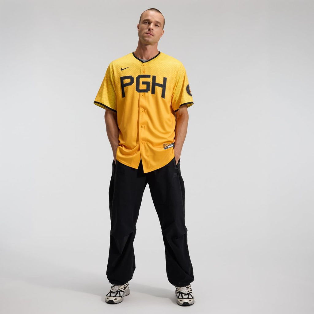 Pittsburgh Pirates Nike City Connect Replica Jersey - Gold | MLB Fan Gear