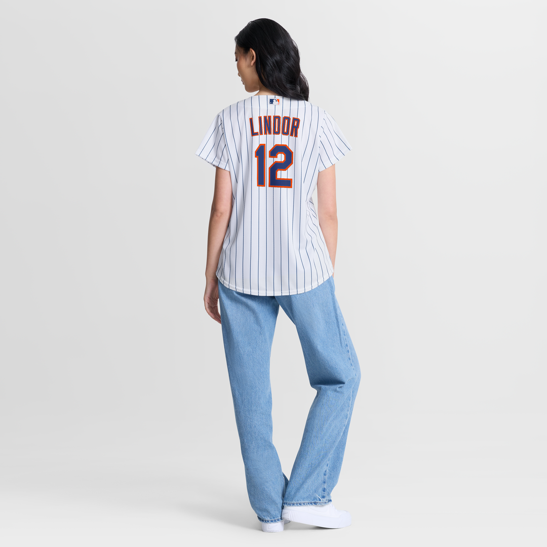 Francisco Lindor New York Mets Nike Women's Home Replica Jersey - White | MLB Fan Gear
