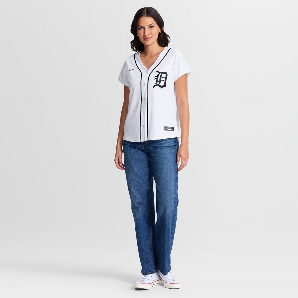 Matt Vierling Detroit Tigers Nike Women's Home Replica Jersey - White | MLB Fan Gear