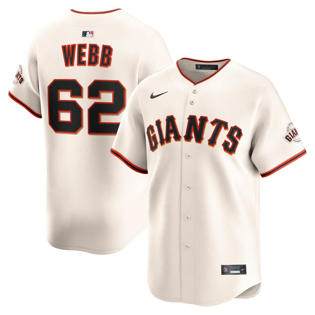 Logan Webb San Francisco Giants Nike Home Limited Player Jersey - Cream | MLB Fan Gear
