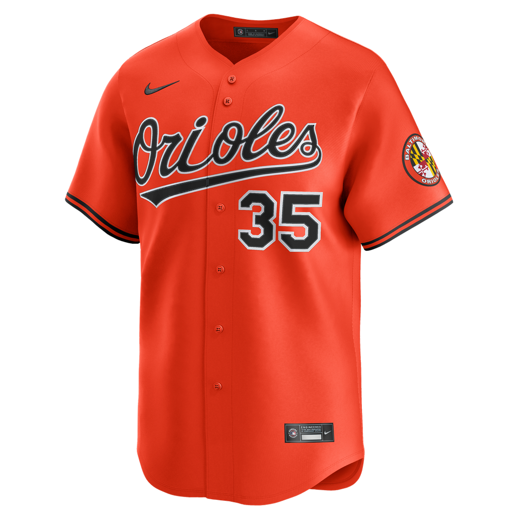 Adley Rutschman Baltimore Orioles Nike 2nd Alternate Limited Player Jersey - Orange | MLB Fan Gear