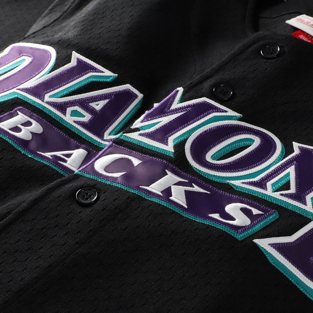 Randy Johnson Arizona Diamondbacks Mitchell & Ness Big & Tall Cooperstown Mesh Batting Practice Jersey - Black | MLB Fan Gear