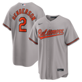 Gunnar Henderson Baltimore Orioles Nike Road Replica Jersey - Gray | MLB Fan Gear