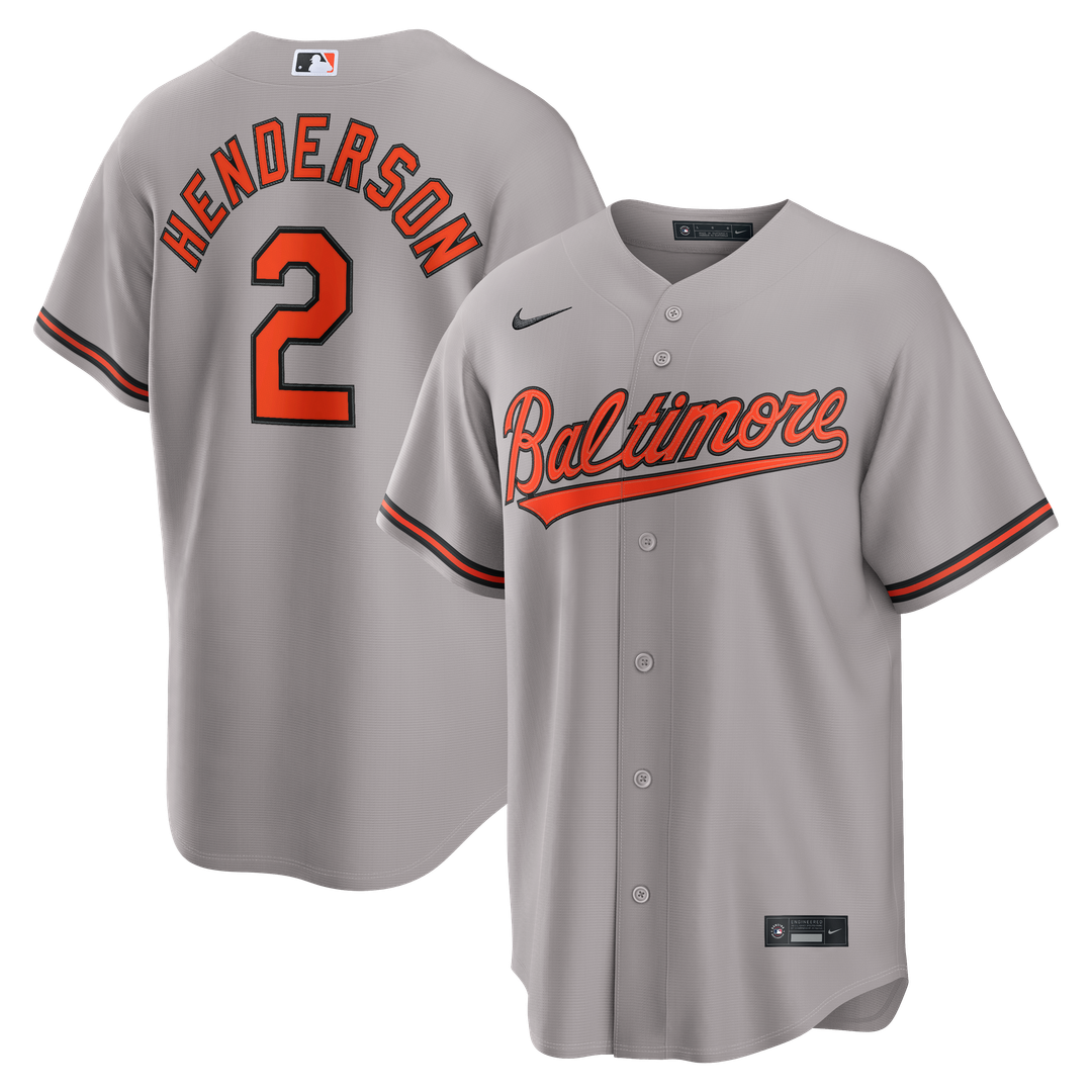 Gunnar Henderson Baltimore Orioles Nike Alternate Replica Jersey - Black | MLB Fan Gear