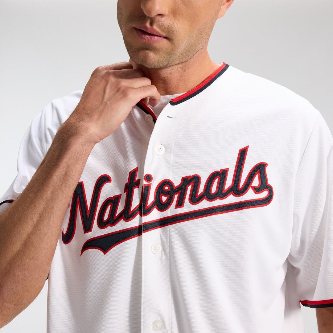 CJ Abrams Washington Nationals Nike Home Replica Jersey - White | MLB Fan Gear