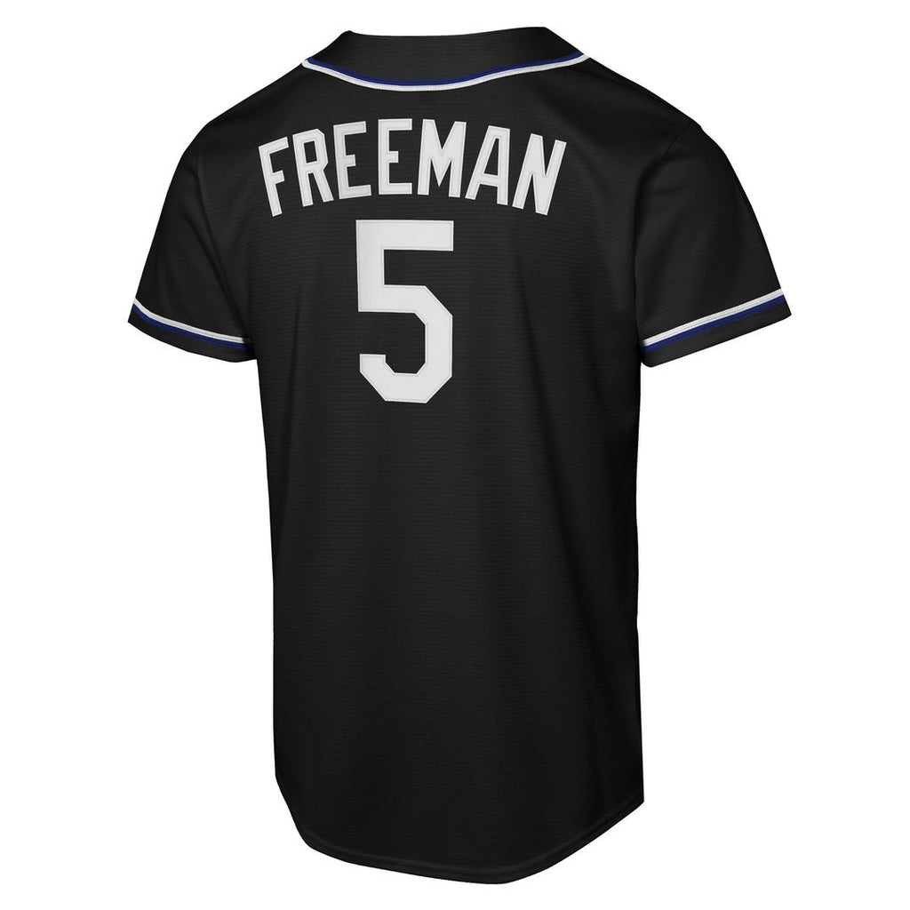 Freddie Freeman Los Angeles Dodgers Nike Youth Fashion Replica Player Jersey - Black | MLB Fan Gear
