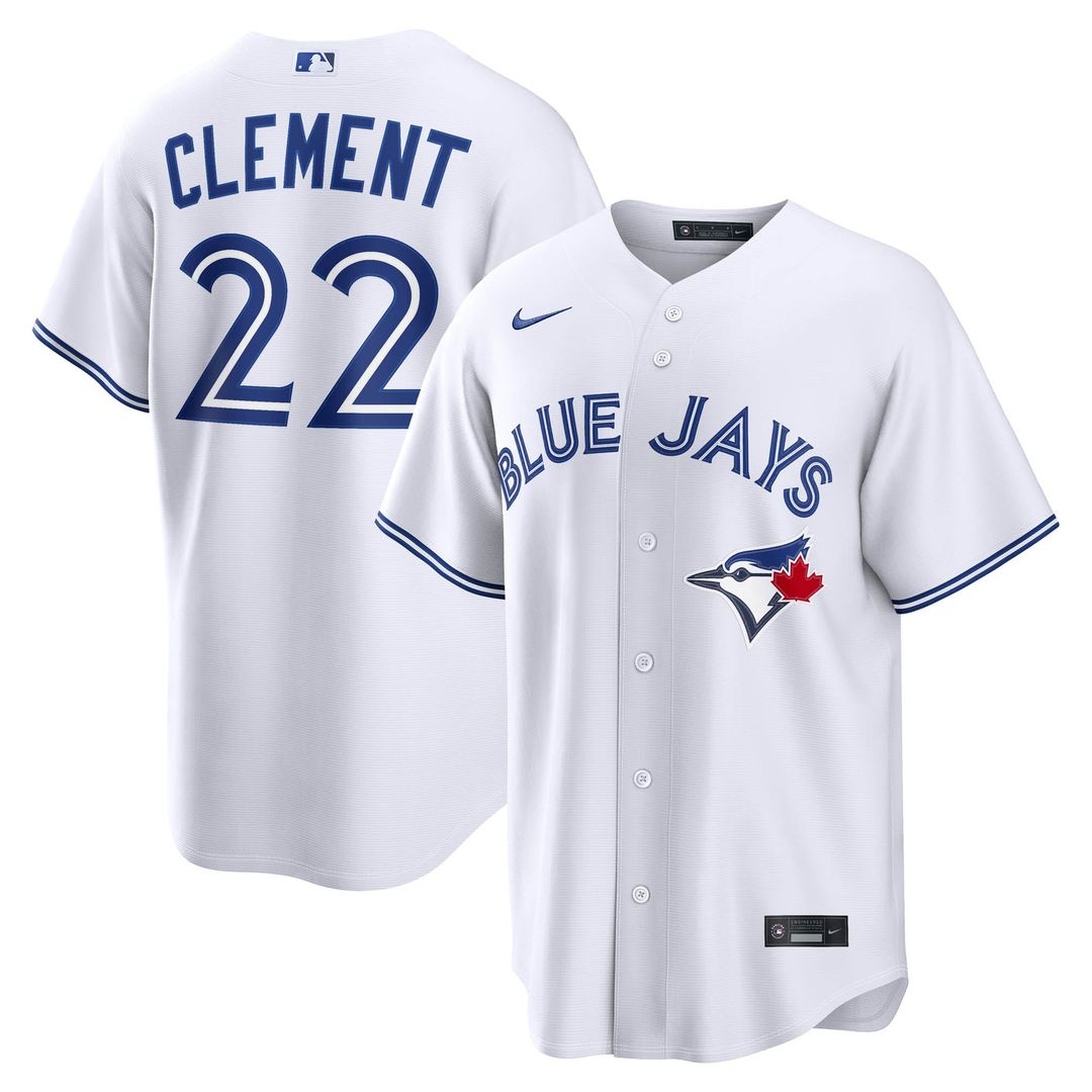 Ernie Clement Toronto Blue Jays Nike Home Replica Jersey - White | MLB Fan Gear