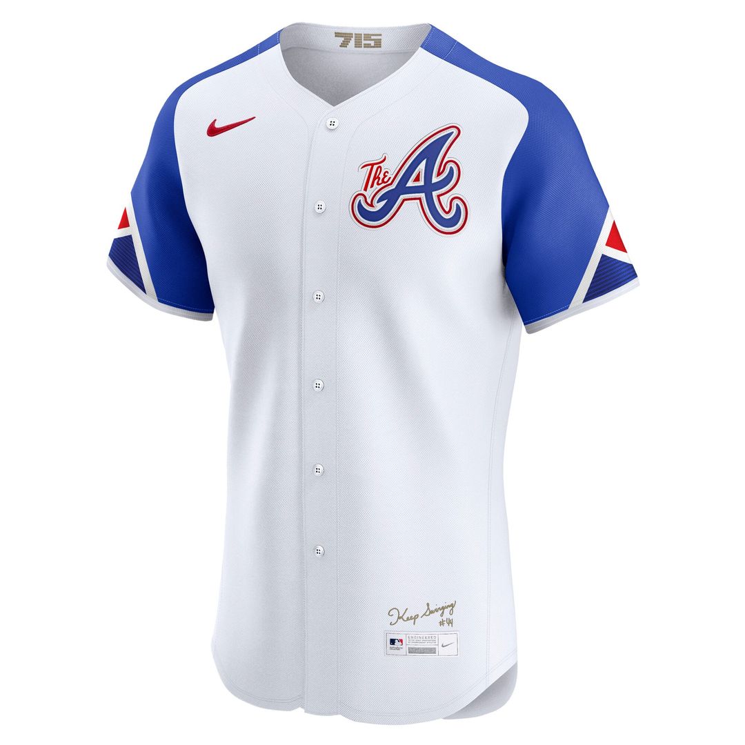 Atlanta Braves Nike City Connect Elite Jersey - White | MLB Fan Gear