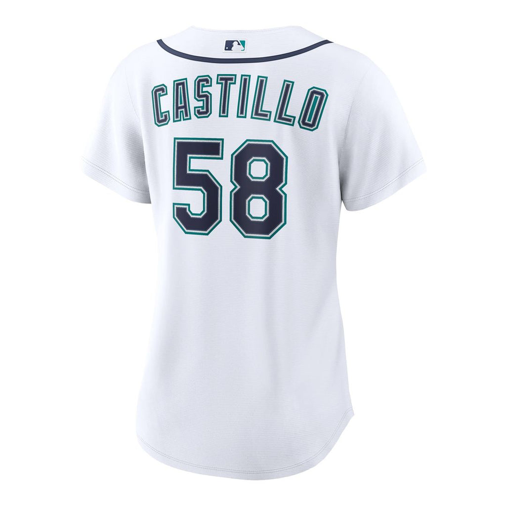 Luis Castillo Seattle Mariners Nike Women's Home Replica Jersey - White | MLB Fan Gear