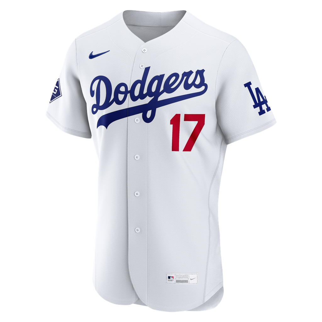 Shohei Ohtani Los Angeles Dodgers Nike Home Authentic Sponsor Patch Jersey - White | MLB Fan Gear