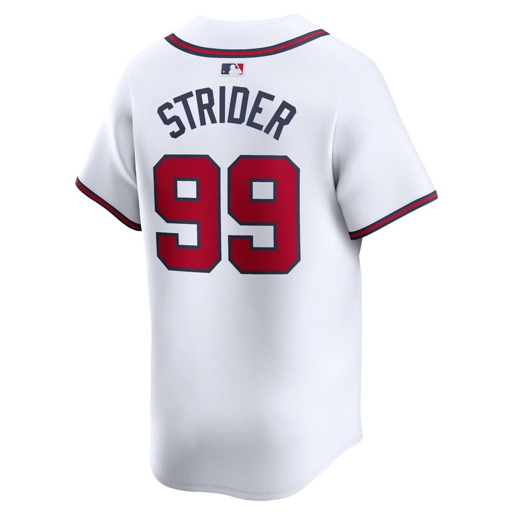 Spencer Strider Atlanta Braves Nike Home Limited Player Jersey - White | MLB Fan Gear