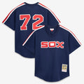 Carlton Fisk Chicago White Sox Mitchell & Ness Authentic Batting Practice Jersey - Navy | MLB Fan Gear