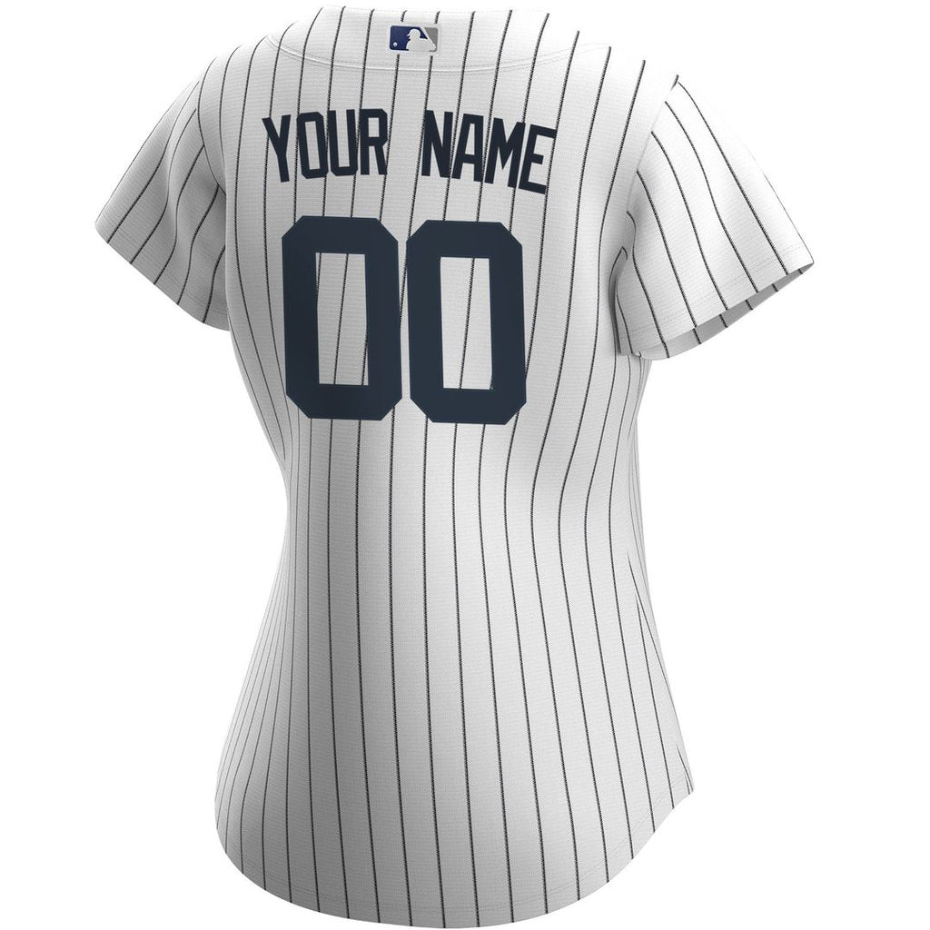 New York Yankees Nike Women's Home Replica Custom Jersey - White | MLB Fan Gear