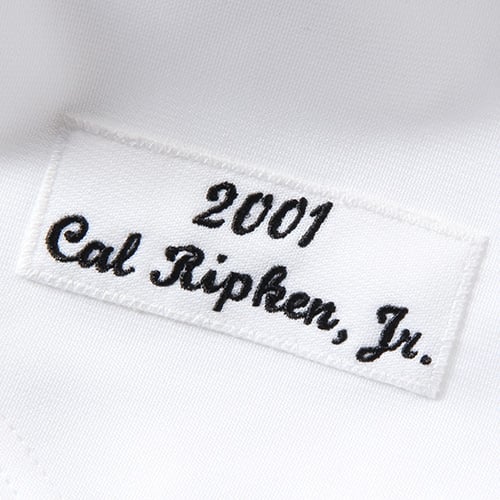 Cal Ripken Baltimore Orioles Mitchell & Ness Home Authentic Jersey - White | MLB Fan Gear