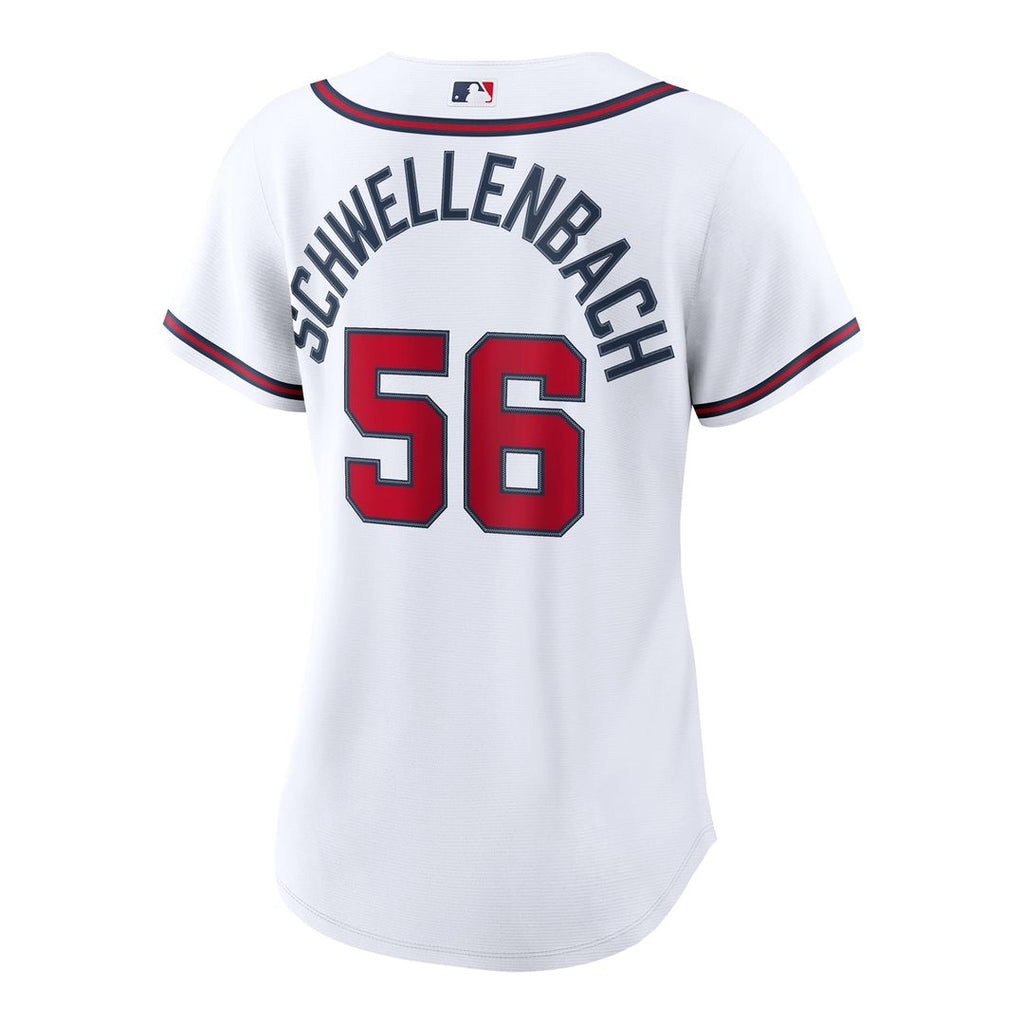Spencer Schwellenbach Atlanta Braves Nike Women's Home Replica Jersey - White | MLB Fan Gear