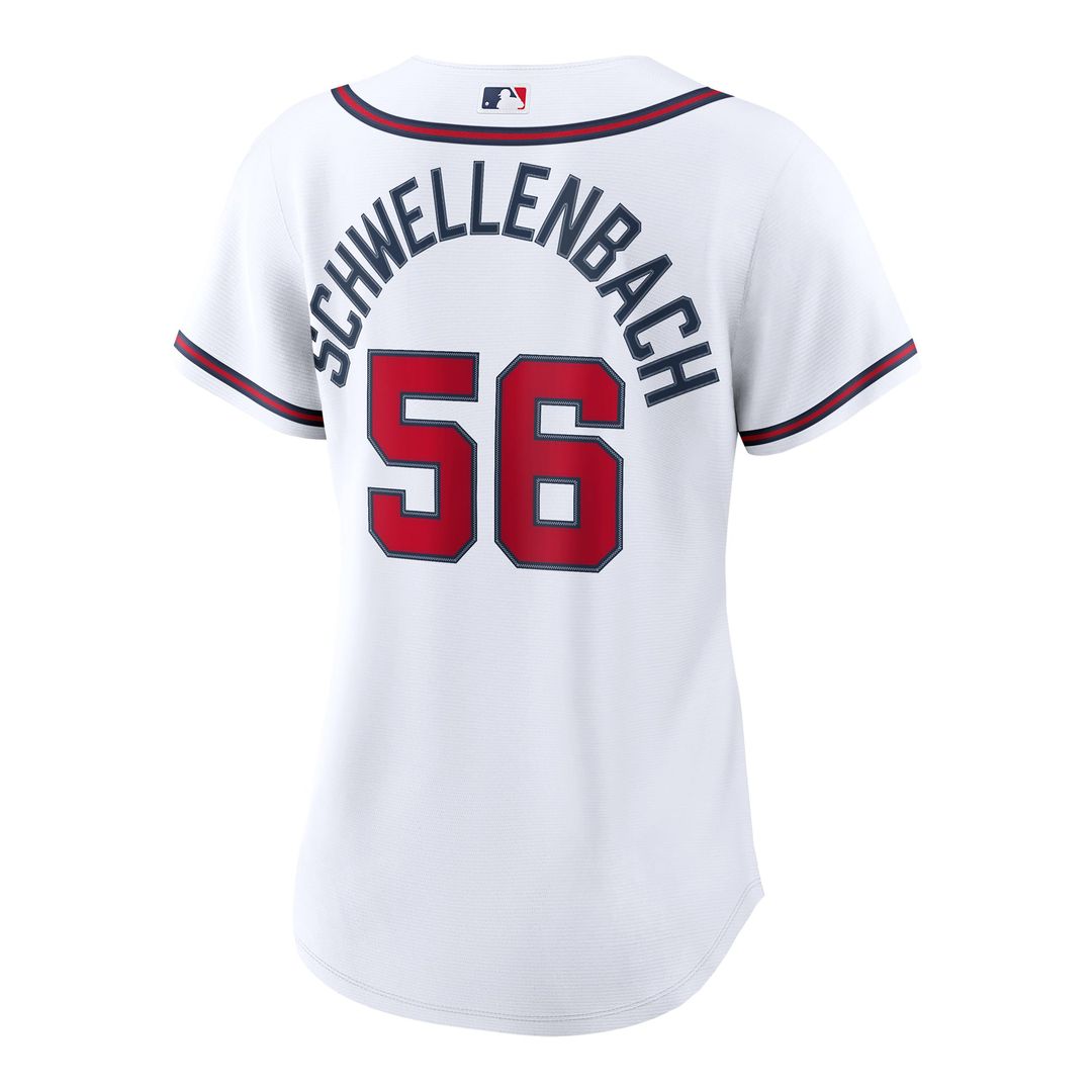 Spencer Schwellenbach Atlanta Braves Nike Women's Home Replica Jersey - White | MLB Fan Gear
