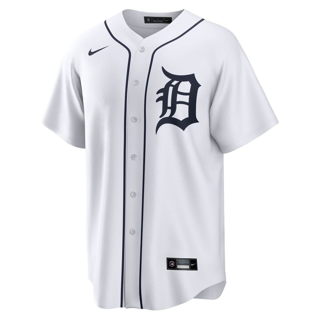 Jack Flaherty Detroit Tigers Nike Home Replica Jersey - White | MLB Fan Gear