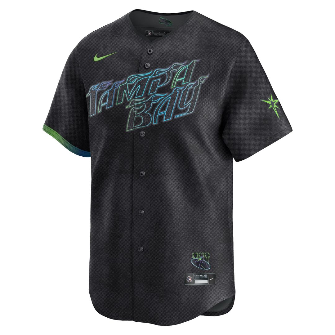 Tampa Bay Rays Nike City Connect Limited Jersey - Black | MLB Fan Gear