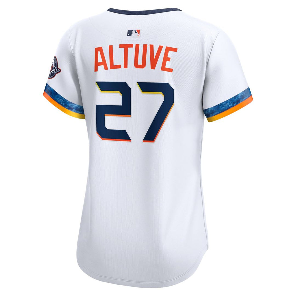 Jose Altuve Houston Astros Nike Women's 2025 City Connect Limited Jersey - White | MLB Fan Gear