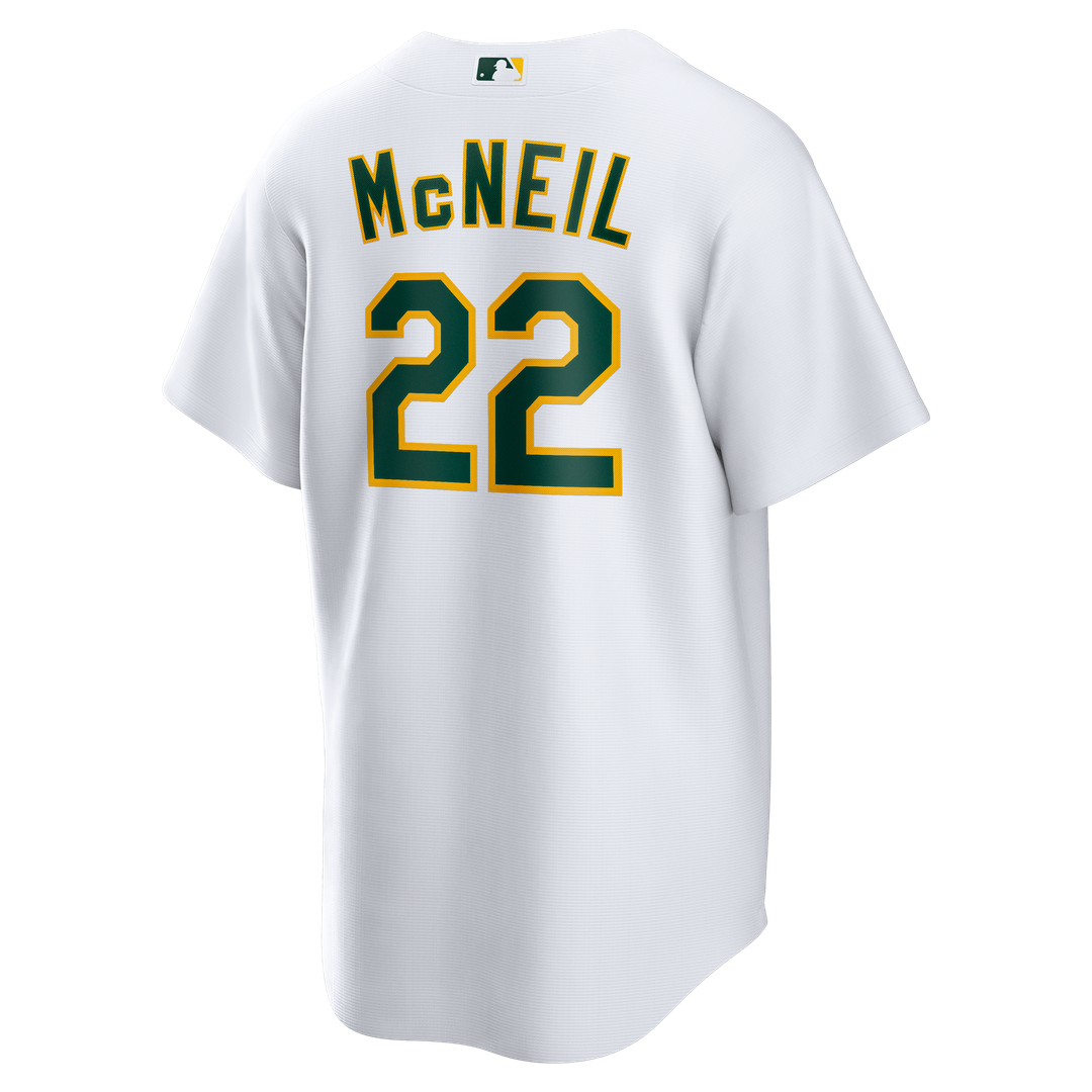 Jeff McNeil Athletics Nike Home Replica Jersey - White | MLB Fan Gear