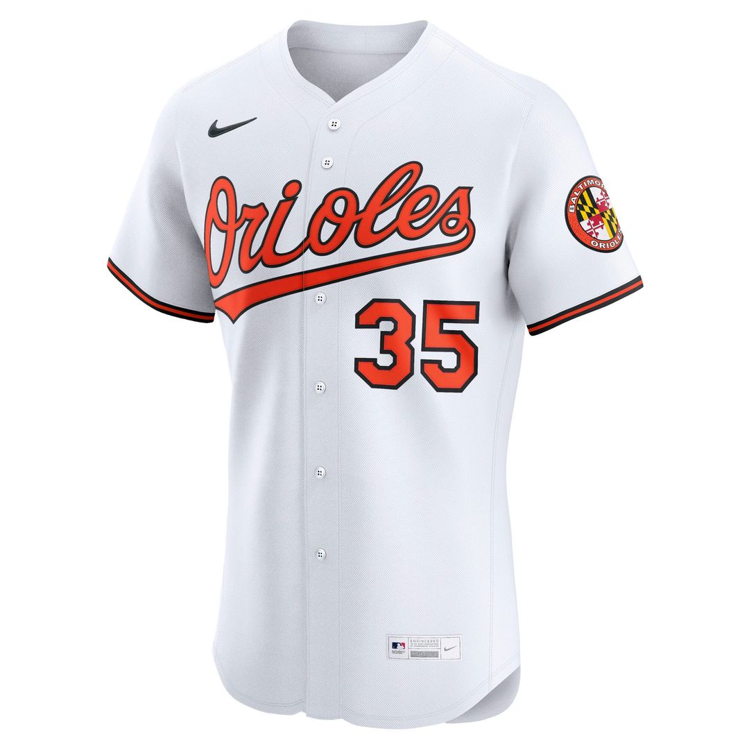 Adley Rutschman Baltimore Orioles Nike Alternate 2 Elite Jersey - Orange | MLB Fan Gear