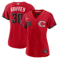 Ken Griffey Jr. Cincinnati Reds Nike Women's 2026 City Connect Stadium Jersey - Red | MLB Fan Gear