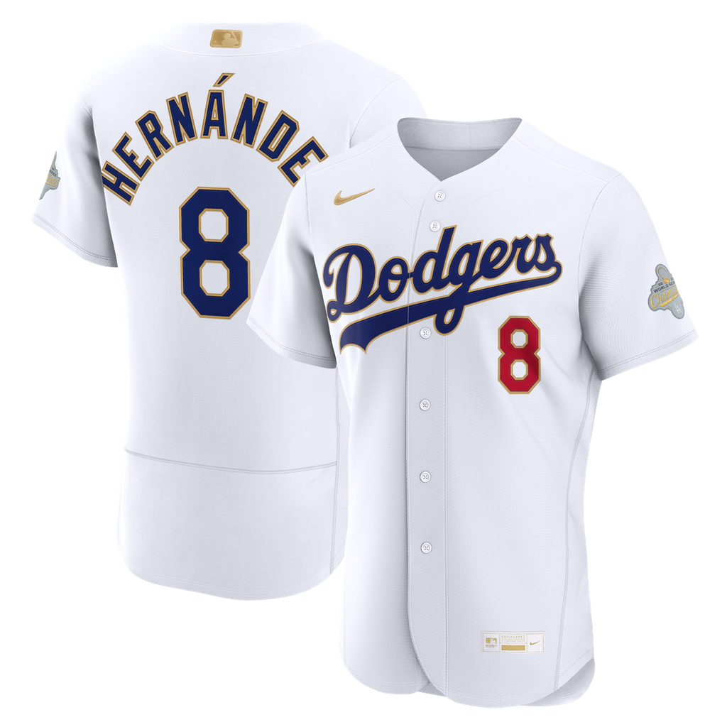 Enrique Hernández Los Angeles Dodgers Nike 2026 Gold Collection Authentic Jersey - White | MLB Fan Gear