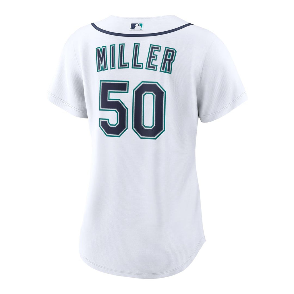 Bryce Miller Seattle Mariners Nike Women's Home Replica Jersey - White | MLB Fan Gear