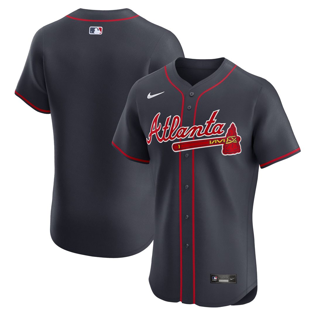 Atlanta Braves Nike Alternate Elite Jersey - Navy | MLB Fan Gear