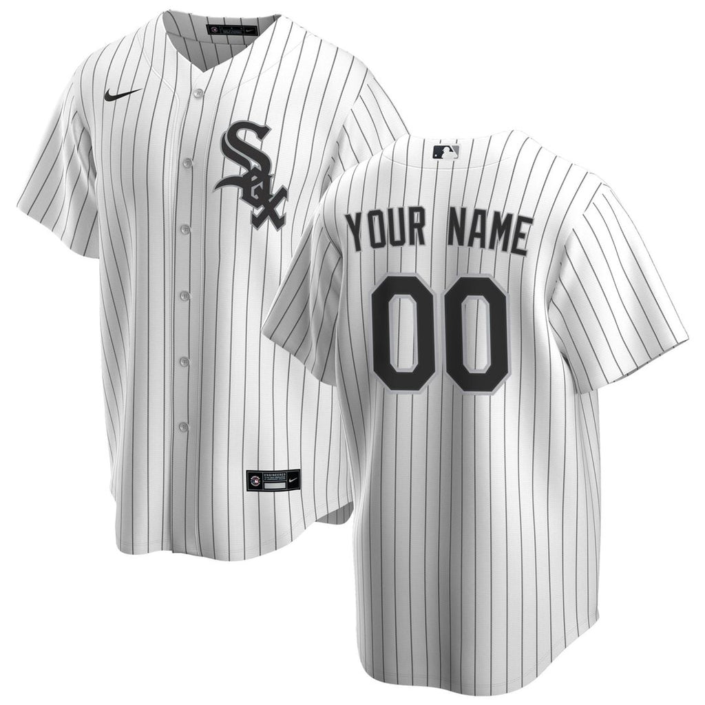 Chicago White Sox Nike Home Replica Custom Jersey - White | MLB Fan Gear