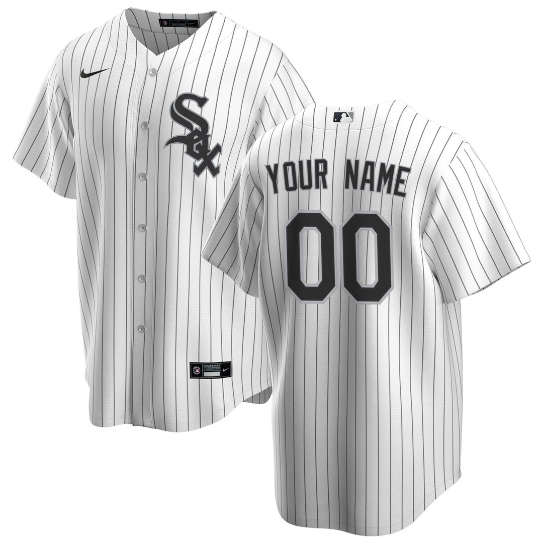 Chicago White Sox Nike Home Replica Custom Jersey - White | MLB Fan Gear