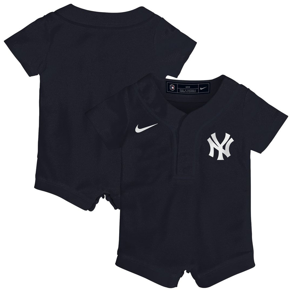 New York Yankees Nike Infant Alternate Replica Romper Jersey - Navy | MLB Fan Gear