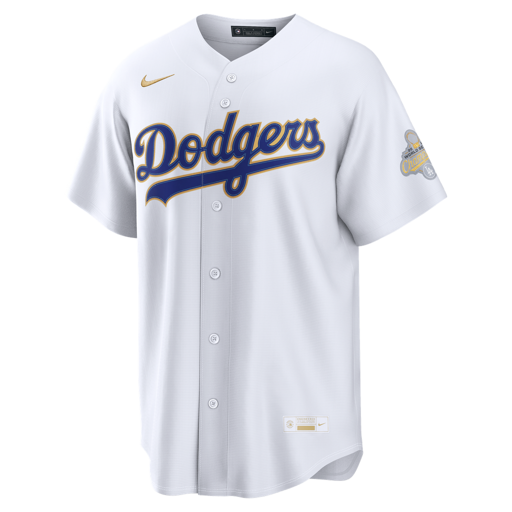 Los Angeles Dodgers Nike 2026 Gold Collection Stadium Jersey - White | MLB Fan Gear
