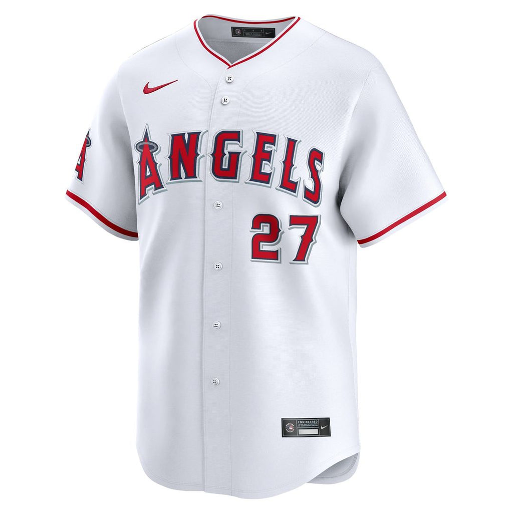 Mike Trout Los Angeles Angels Nike Youth Home Limited Player Jersey - White | MLB Fan Gear