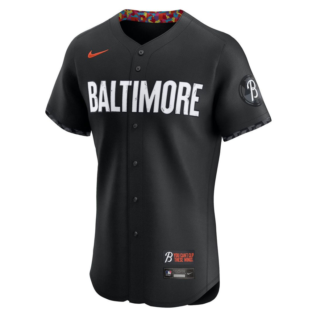 Baltimore Orioles Nike City Connect Elite Jersey - Black | MLB Fan Gear