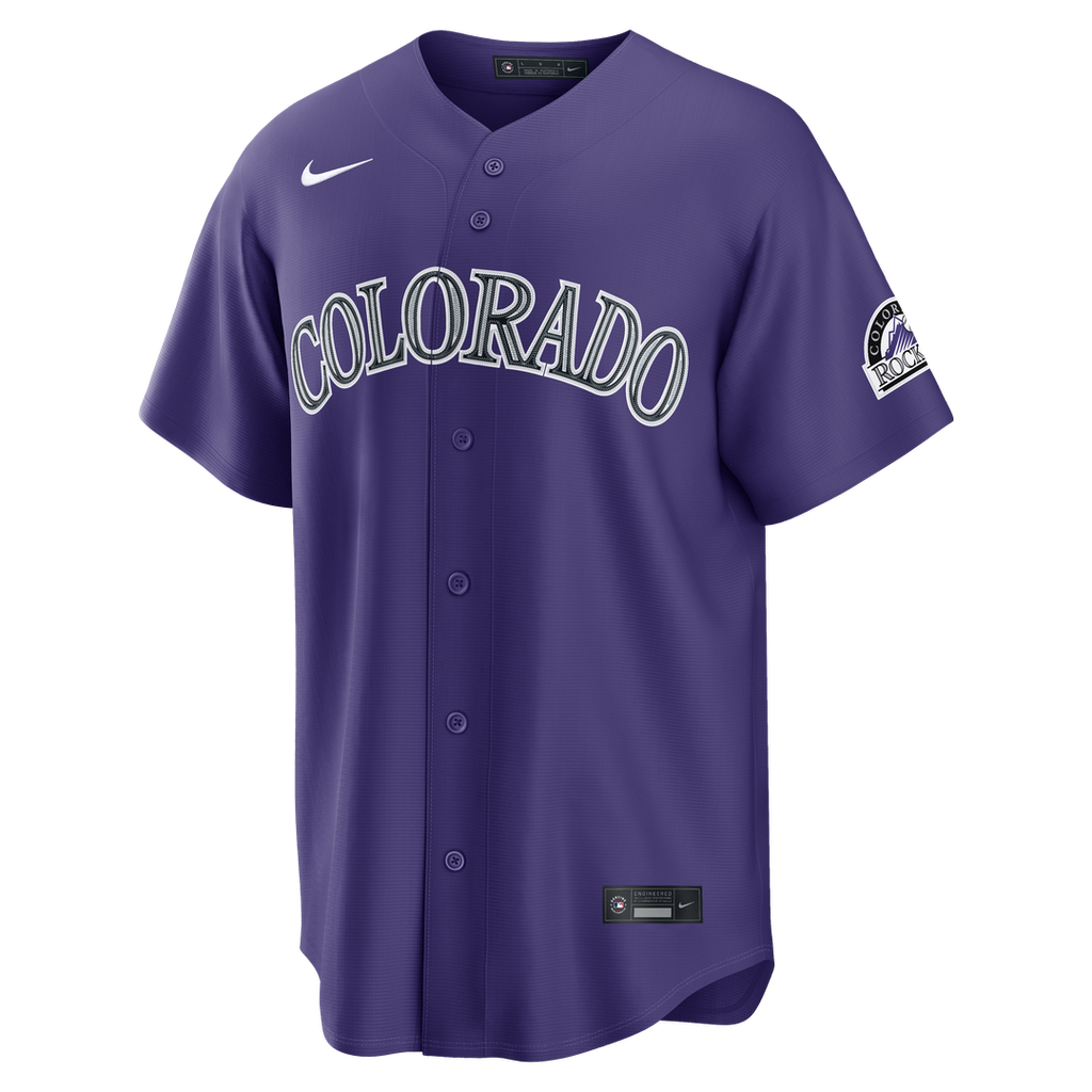 Colorado Rockies Nike Alternate Stadium Jersey - Purple | MLB Fan Gear