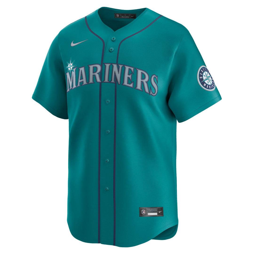 Cal Raleigh Seattle Mariners Nike Alternate Limited Jersey - Teal | MLB Fan Gear