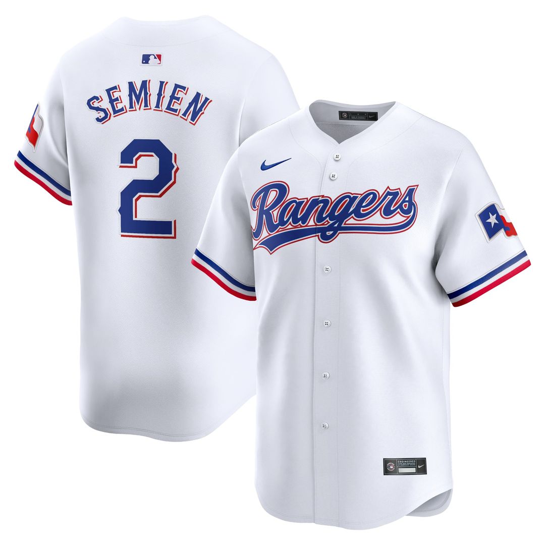 Marcus Semien Texas Rangers Nike Home Limited Player Jersey - White | MLB Fan Gear